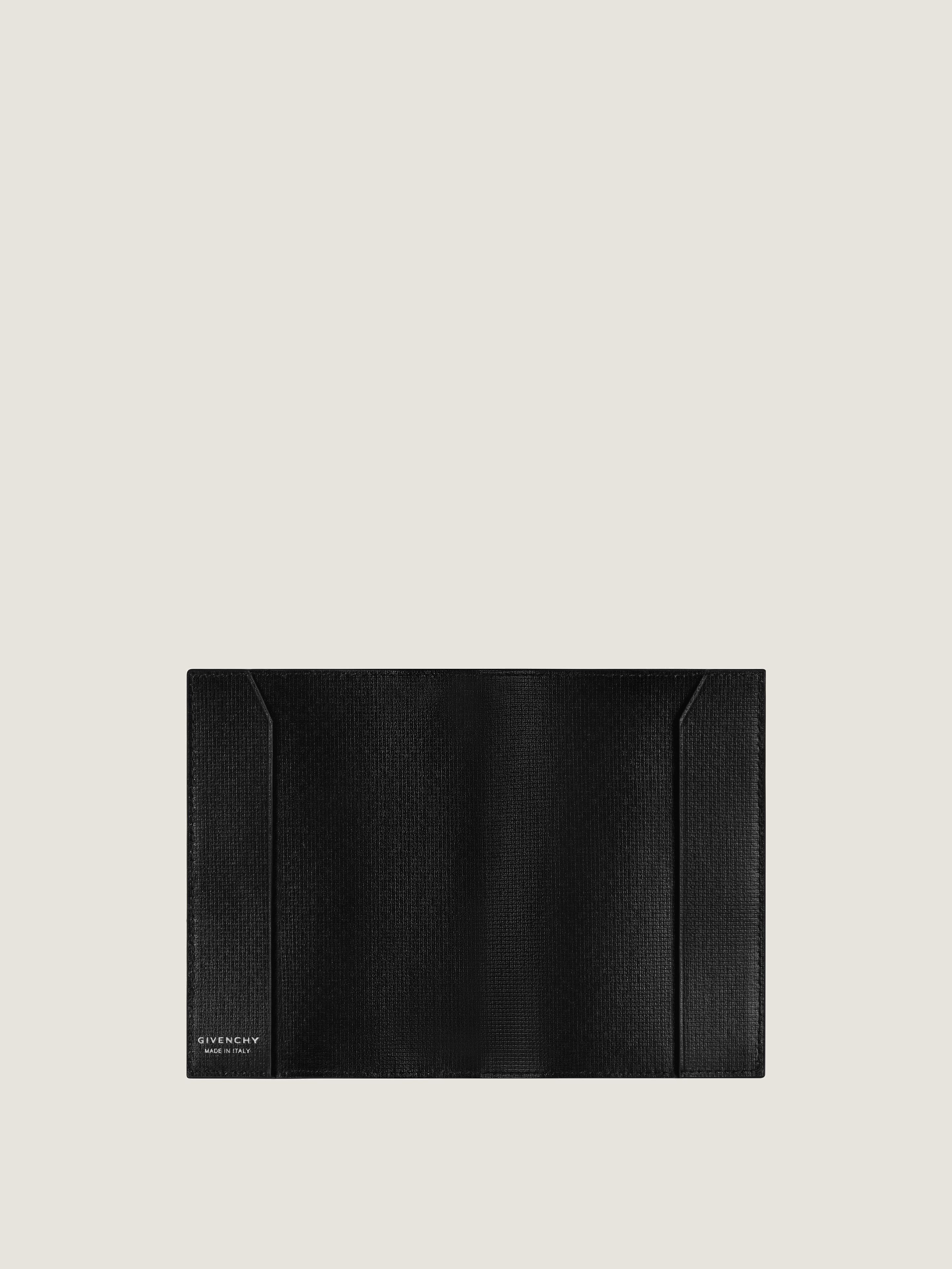 GIVENCHY passport cover in 4G Classic leather